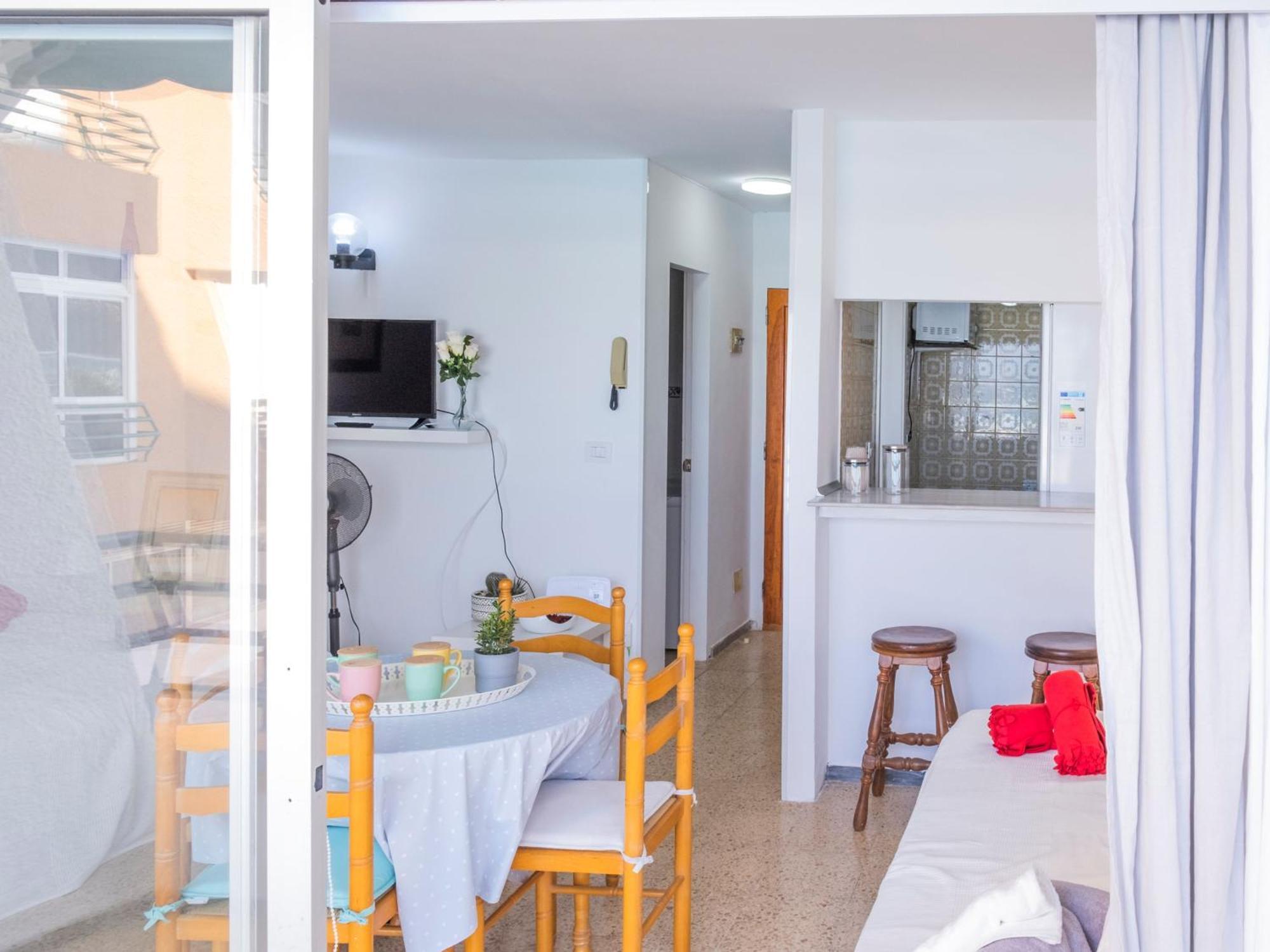 Live Punta Columbus Pool & Beach Front Punta Del Hidalgo Bagian luar foto