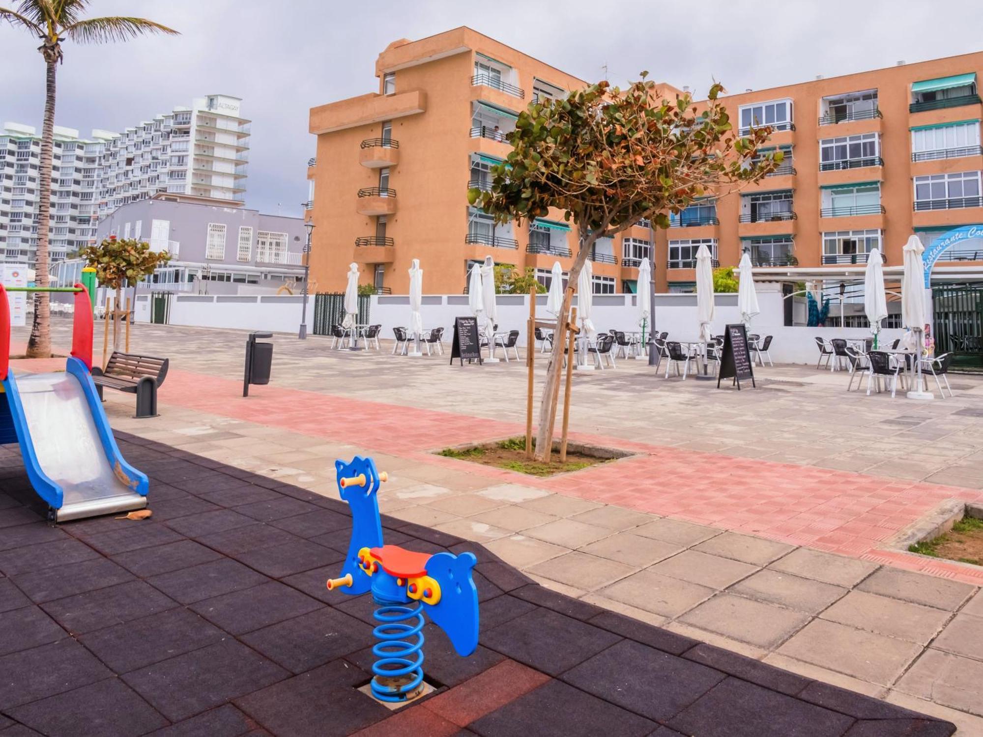 Live Punta Columbus Pool & Beach Front Punta Del Hidalgo Bagian luar foto