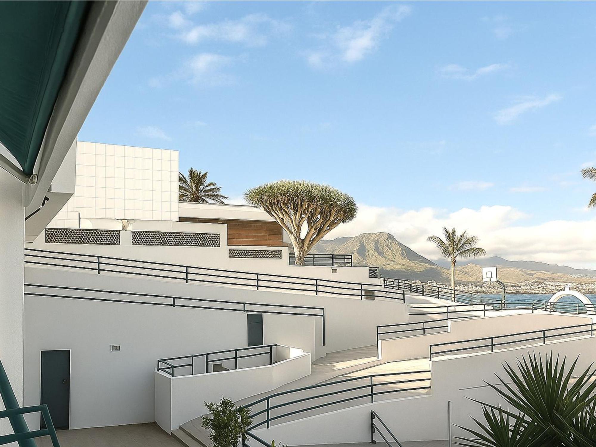 Live Punta Columbus Pool & Beach Front Punta Del Hidalgo Bagian luar foto